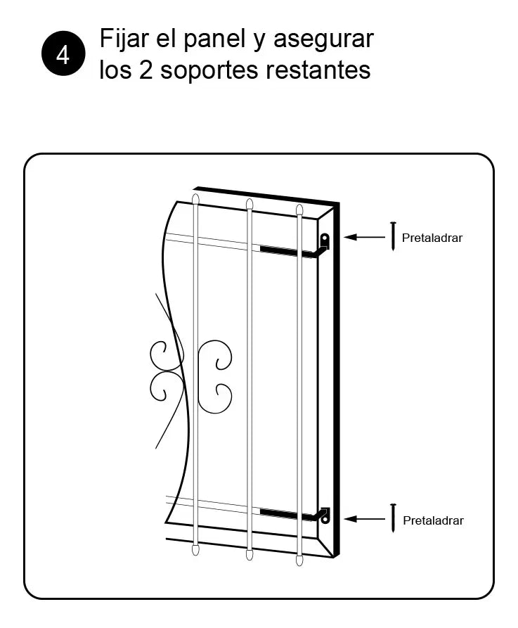 Reja Exterior Ventana De 1 X 1 Mts. Instalación Interior